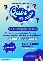 Affiche : Quiz en Scène 21 déc