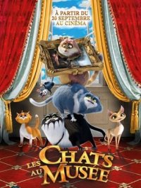 Affiche LES CHATS AU MUSEE