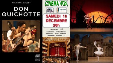 "DON QUICHOTTE" CINÉ BALLET SAMEDI 16 DÉCEMBRE 2023 À 20H