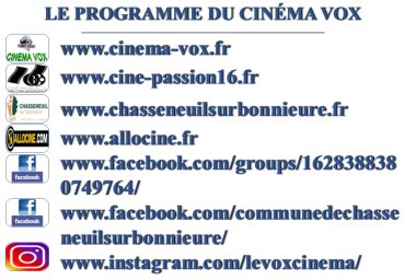 SITES OU TROUVER LE PROGRAMME DU VOX