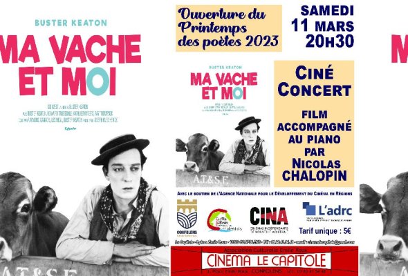 logo CINE CONCERT "Ma Vache et Moi" au Capitole samedi 11 mars à 20h30